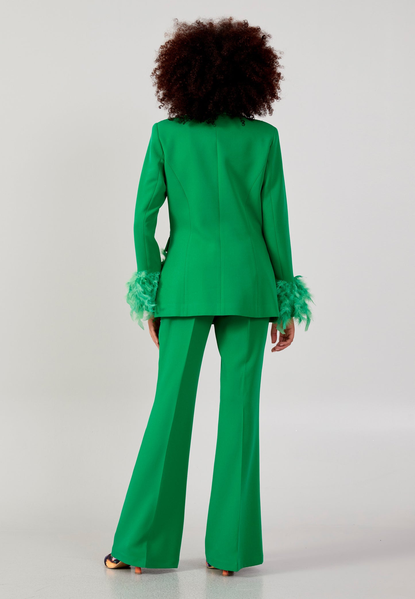 Ensemble tailleur vert