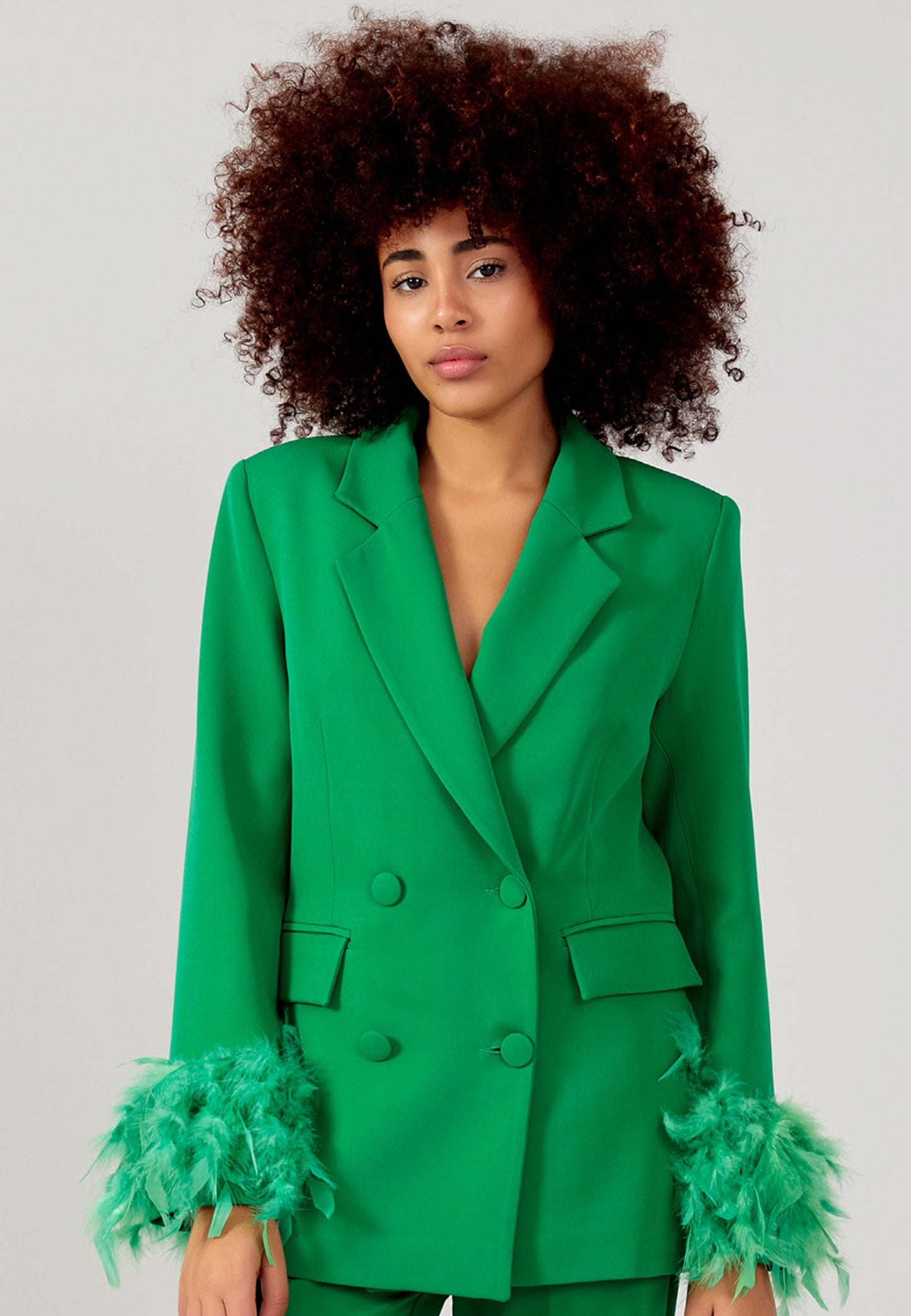 Ensemble tailleur vert
